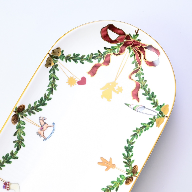 未使用✨ロイヤルコペンハーゲン スターフルーテッド サンドイッチ プレート 長皿 未使用✨ロイヤルコペンハーゲン スターフルーテッド サンドイッチ