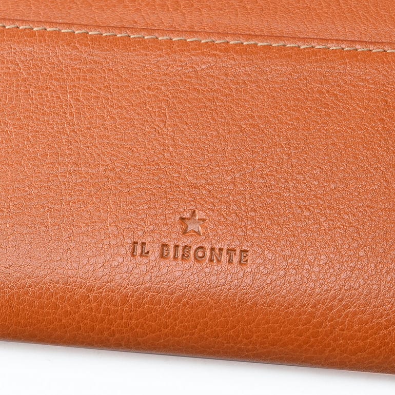 イルビゾンテ IL BISONTE 長財布 小銭入れ付 ラウンドファスナー メンズ レディース バケッタレザー ブラウン ヤキヌメ SZW056PV0001CA106B ウォレット【スペシャルラッピング660円(別売り)】