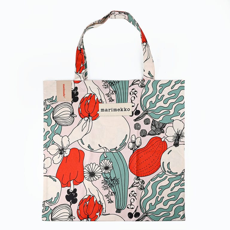 マリメッコ marimekko トートバッグ タルフリ ヴィハンネスマー マルチカラー ファブリック レディース 北欧雑貨 北欧デザイン ネコポス限定<br>【スペシャルラッピング660円(別売り)】