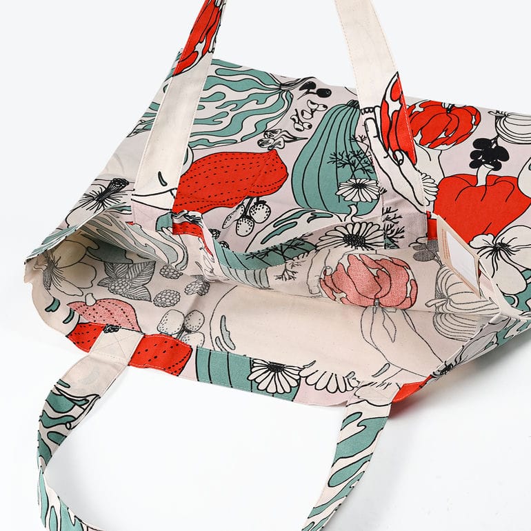 マリメッコ marimekko トートバッグ タルフリ ヴィハンネスマー マルチカラー ファブリック レディース 北欧雑貨 北欧デザイン ネコポス限定<br>【スペシャルラッピング660円(別売り)】