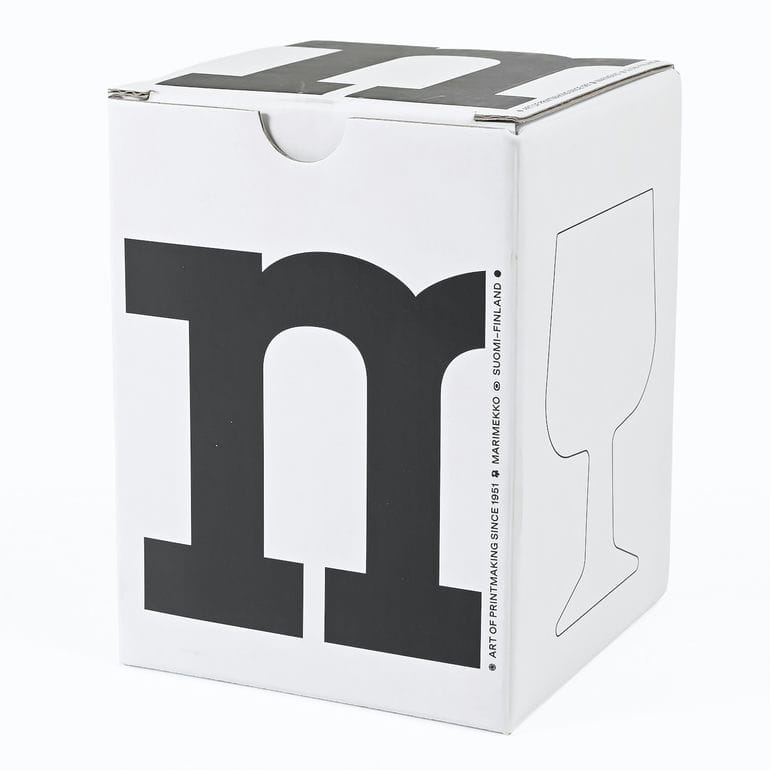マリメッコ marimekko グラス ゴブレット 250ml SYKSY スゥクス 秋の雨 ブラウン 75259 075259 800 洋食器 テーブルウェア 北欧食器 北欧デザイン<br>【スペシャルラッピング660円(別売り)】