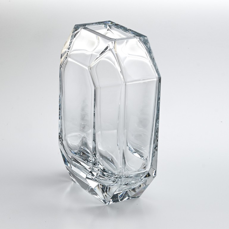 バカラ 名入れ対応 Baccarat ベース 花瓶 オクトゴン クリア 25cm 2812772 【熨斗対応】 インテリア オブジェ 置物 洋食器 <br>【スペシャルラッピング1100円(別売り)】