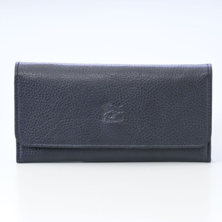 イルビゾンテ IL BISONTE 財布 長財布 メンズ レディース バケッタレザー ネイビー C0775P 137 【スペシャルラッピング660円(別売り)】