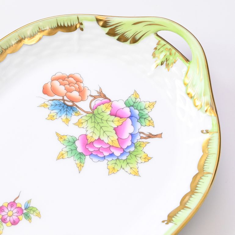 ヘレンド サービストレイ ヴィクトリアブーケ プレート 洋食器 23cm 皿