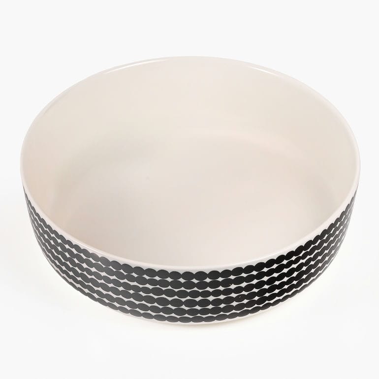 マリメッコ marimekko ボウル サービングボウル 3000ml 深鉢 Rasymatto ラシィマット ブラック 69899 069899 191 洋食器 テーブルウェア 北欧食器 北欧デザイン