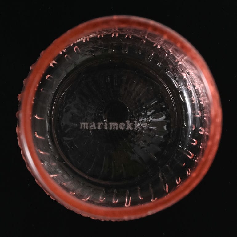 マリメッコ marimekko グラス フルートグラス タンブラー 180ml ペア 2個セット SYKSY スゥクス 秋の雨 ピンク 75260 075260 300 洋食器 テーブルウェア 北欧食器 北欧デザイン<br>【スペシャルラッピング660円(別売り)】