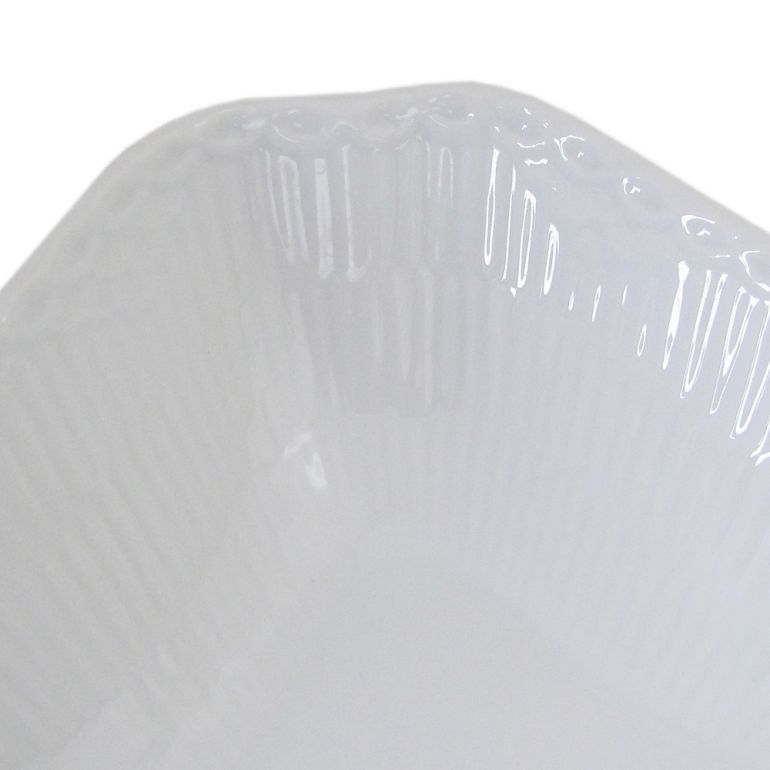 2個セット ロイヤルコペンハーゲン ホワイトフルーテッド ハーフレース ボウル スクエアボウル サラダボウル 20.5cm 1128578 日本未発売 1017289 北欧食器 洋食器 ROYAL COPENHAGEN【スペシャルラッピング660円(別売り)】