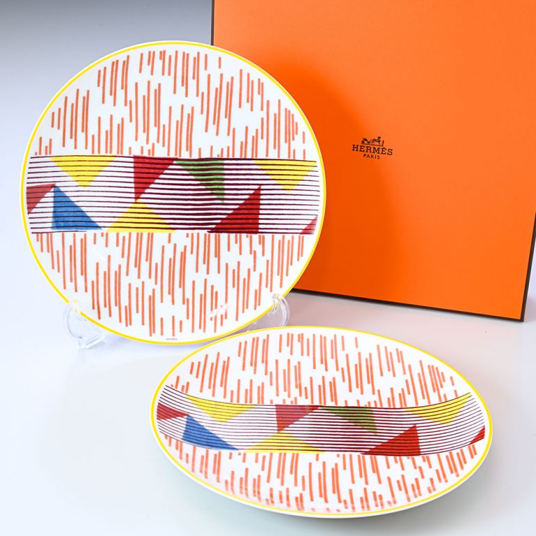 HERMES エルメス タイ セット デザートプレート 皿 食器 3枚セット