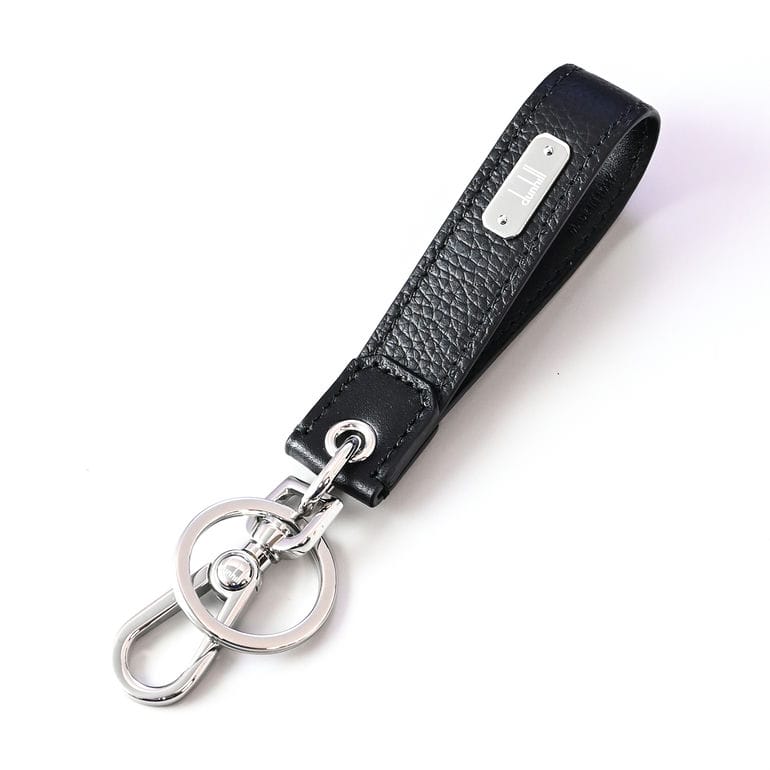 ダンヒル dunhill キーリング キーホルダー メンズ 1893 ハーネス ブラック 23RYF6801001<br>【スペシャルラッピング660円(別売り)】
