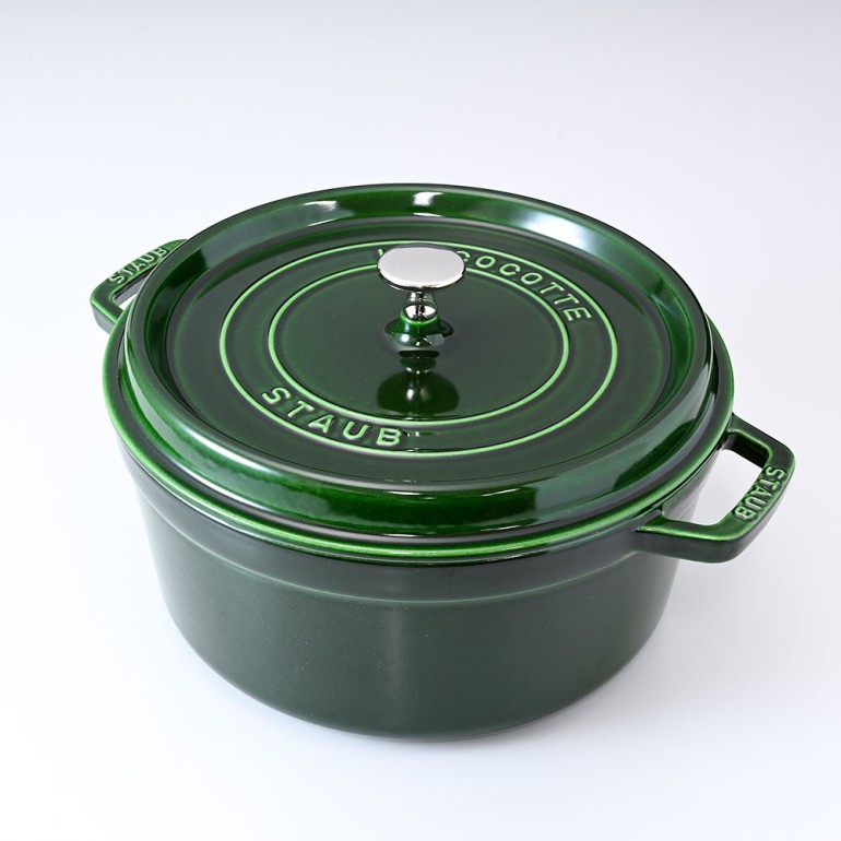 STAUB ラ・ココット 26cm グリーン 【公式通販】