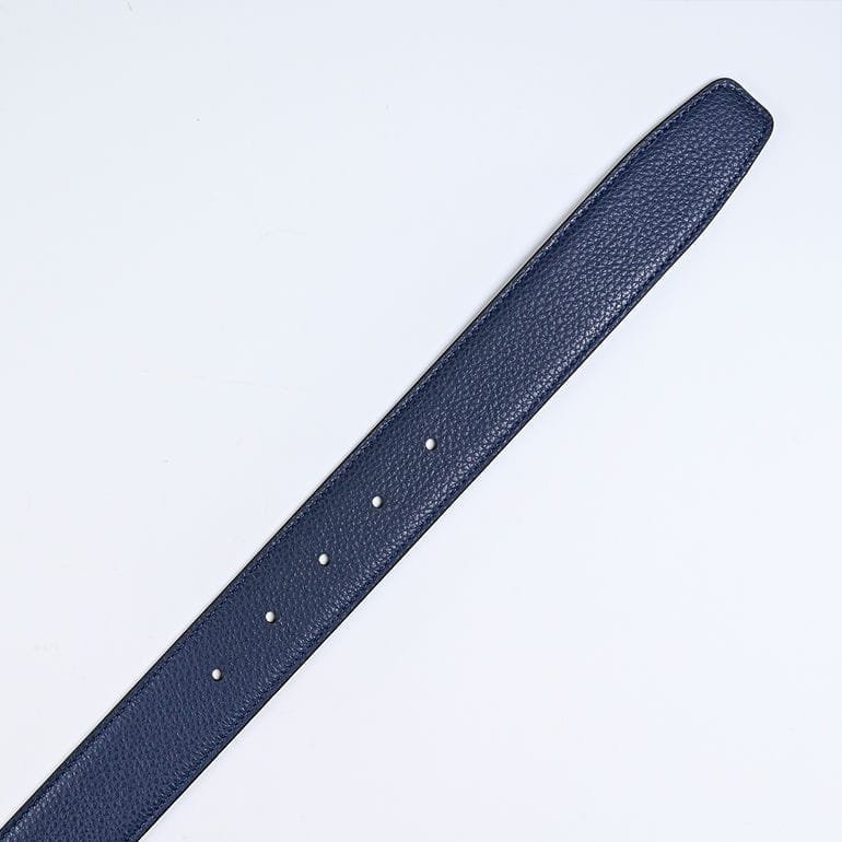 ダンヒル dunhill ベルト 35mm 85サイズ リバーシブル サドルバックル メンズ ネイビー×ブラック 23F4T34CD059 85 名入れ可有料<br>【スペシャルラッピング660円(別売り)】