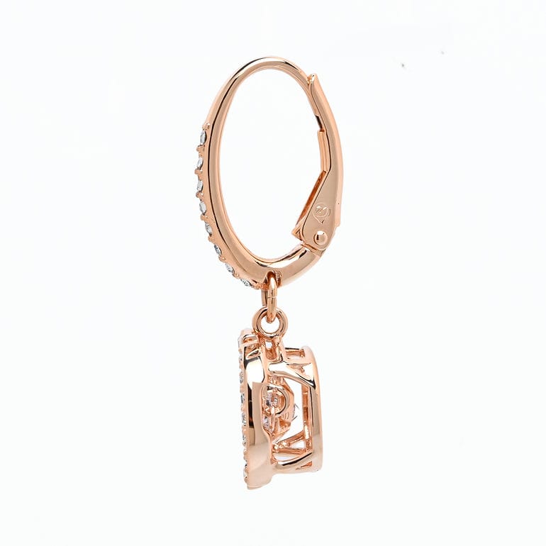 スワロフスキー SWAROVSKI ピアス Una ドロップピアス クリア ローズ