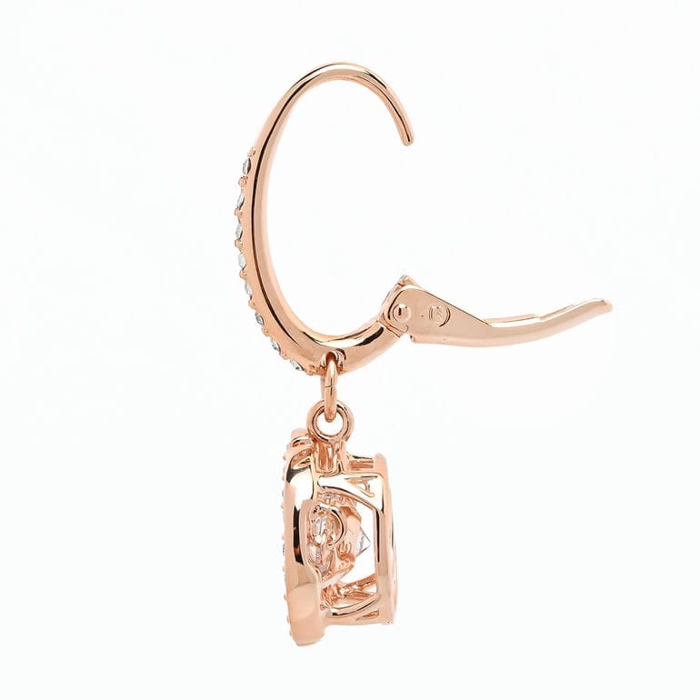 スワロフスキー SWAROVSKI ピアス Una ドロップピアス クリア ローズ