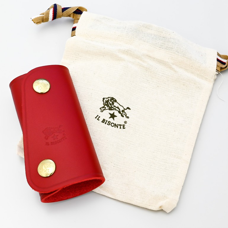 イルビゾンテ キーケース メンズ レディース カウハイドレザー ロッソ C0378 P 134 名入れ可有料 名入れ別売り すべての商品 エイレベル公式通販 ブランド品をお求めやすく提供