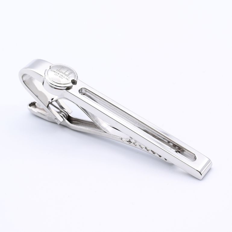 ダンヒル dunhill ネクタイピン メンズ タイピン タイバー タイクリップ レガシー シルバー 22FYS8102040 名入れ可有料<br>【スペシャルラッピング660円(別売り)】