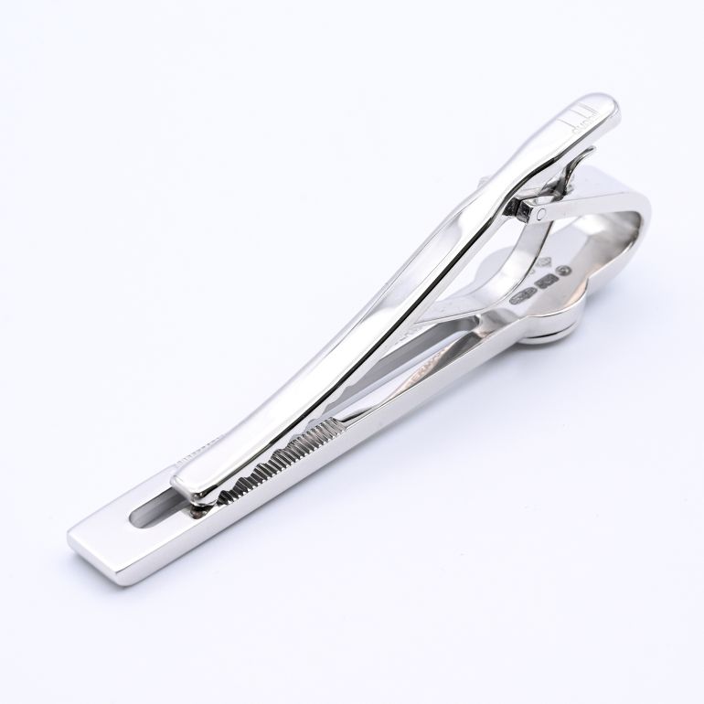 ダンヒル dunhill ネクタイピン メンズ タイピン タイバー タイクリップ レガシー シルバー 22FYS8102040 名入れ可有料<br>【スペシャルラッピング660円(別売り)】