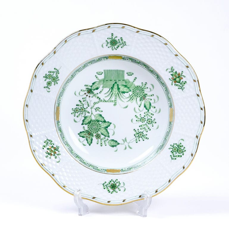 ヘレンド HEREND スーププレート インドの華 洋食器 21cm 皿 手描き スーププレート 505000 FV 00505000-FV【スペシャルラッピング660円(別売り)】