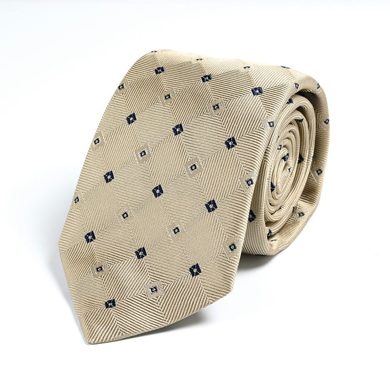 【刺しゅう名入れ可有料】ダンヒル dunhill ネクタイ メンズ 大剣幅8cm シルク100% アーカイブ ニーツ ウーブン フォーン 24RPTW1GE284 英国<br>【スペシャルラッピング660円(別売り)】