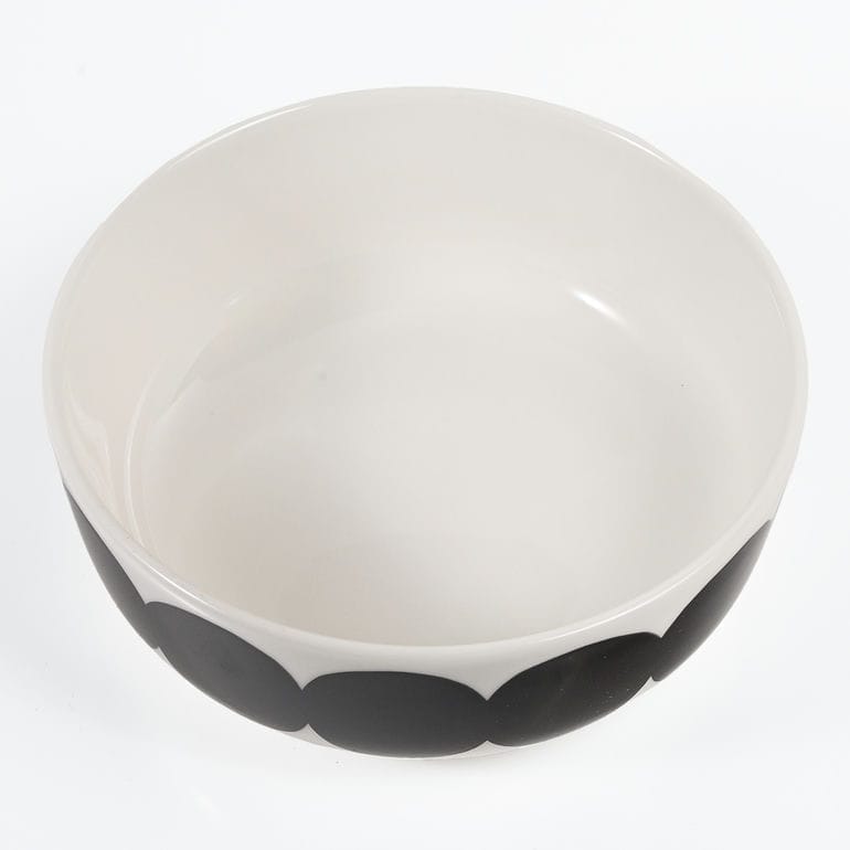 マリメッコ marimekko ボウル 400ml 深鉢 Rasymatto ラシィマット ブラック 67993 067993 109 洋食器 テーブルウェア 北欧食器 北欧デザイン<br>【スペシャルラッピング660円(別売り)】