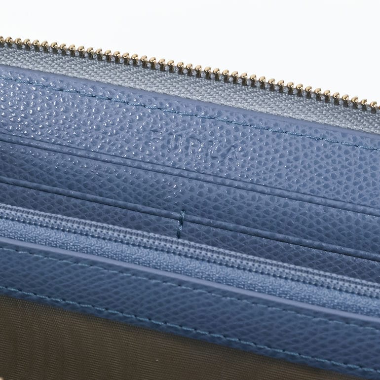 フルラ FURLA 長財布 小銭入れ付き ラウンドファスナー CAMELIA カメリア ジップアラウンド ウォレット レディース ライトグレー WP00313 ARE000 4351S 純正紙袋・リボン付属 【スペシャルラッピング660円(別売り)】