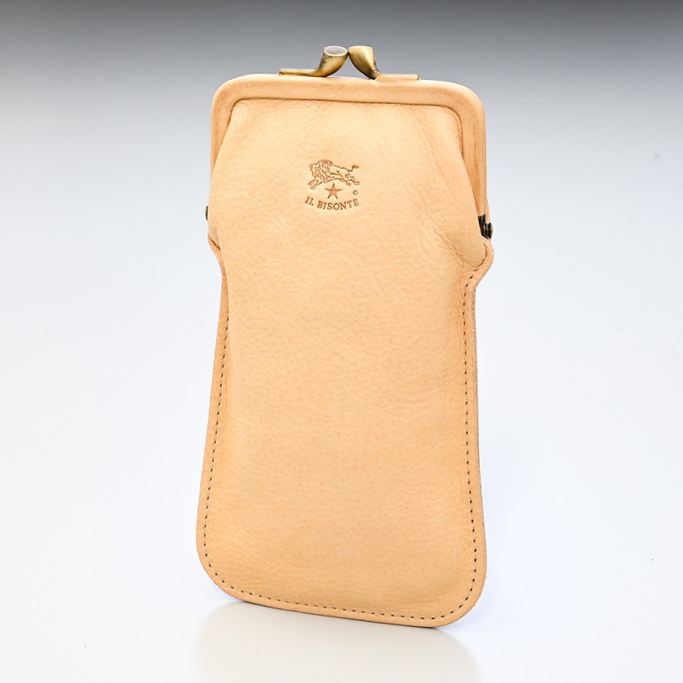 イルビゾンテ IL BISONTE メガネケース メンズ レディース バケッタレザー NATURAL ナチュラル ヌメ SCA025PV0005NA106B C0672P 120 箔押し名入れ可有料【スペシャルラッピング660円(別売り)】