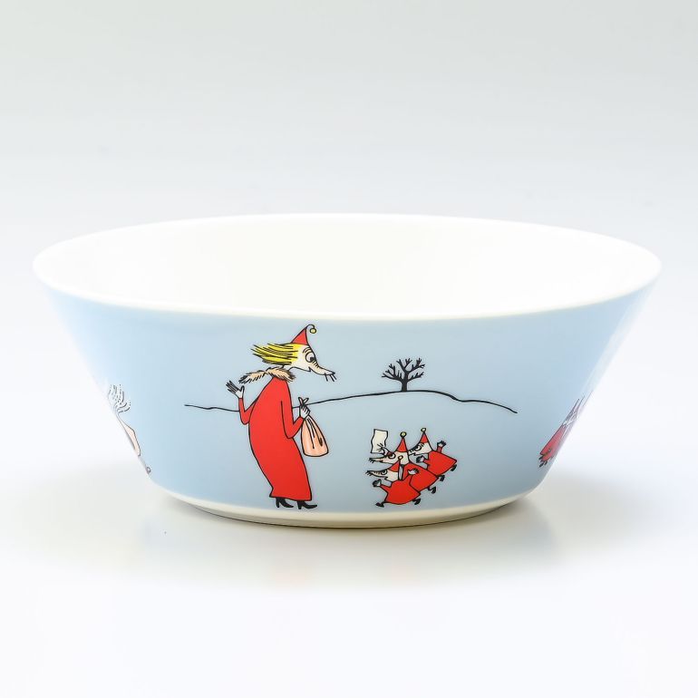 アラビア ARABIA ボウル 絵皿 深皿 15cm MOOMIN クラッシックコレクション フィリフヨンカ グレー 1057217 北欧食器 洋食器 名入れ可有料【スペシャルラッピング660円(別売り)】