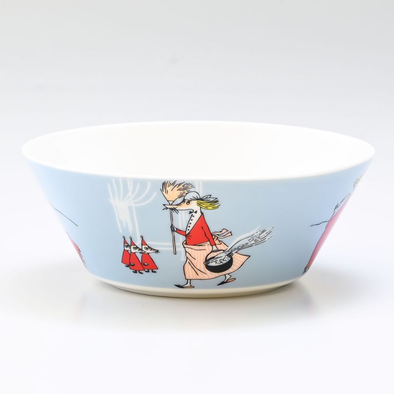 アラビア ARABIA ボウル 絵皿 深皿 15cm MOOMIN クラッシックコレクション フィリフヨンカ グレー 1057217 北欧食器 洋食器 名入れ可有料【スペシャルラッピング660円(別売り)】