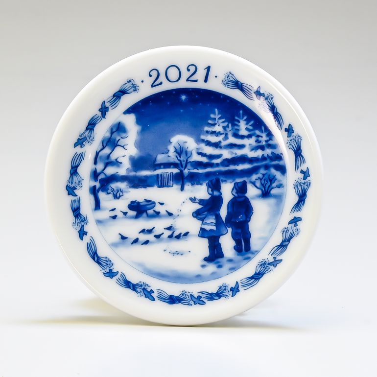 2個セット ロイヤルコペンハーゲン 小皿 ミニプレート 2021年 8.5cm