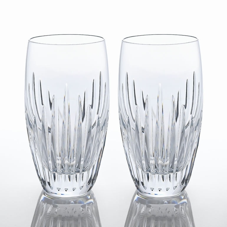 バカラ 名入れ対応 Baccarat グラス ペア MASSENA マッセナ ハイボール タンブラー 14cm 370ml 1344235 2811294 【熨斗対応】 洋食器 <br>【スペシャルラッピング660円(別売り)】
