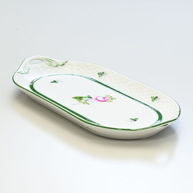 ヘレンド サービストレイ ペア 2個セット ウィーンのバラ プレート 洋食器 23cm 437000 VRH 【00437000-VRH】【スペシャルラッピング660円(別売り)】