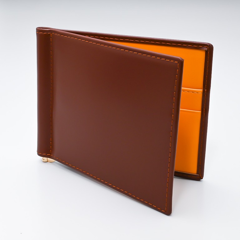 エッティンガー ETTINGER 財布 二つ折り財布 札入れ 札ばさみ マネークリップ メンズ ブライドルレザー バイカラー BH787AJR HAVANA ハバナ 名入れ可有料 【スペシャルラッピング660円(別売り)】