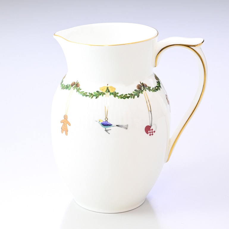 ロイヤルコペンハーゲン ROYAL COPENHAGEN スターフルーテッド クリスマス ジャグ 容量900ml 2503442 日本未発売 1017447 北欧食器 洋食器 【スペシャルラッピング660円(別売り)】