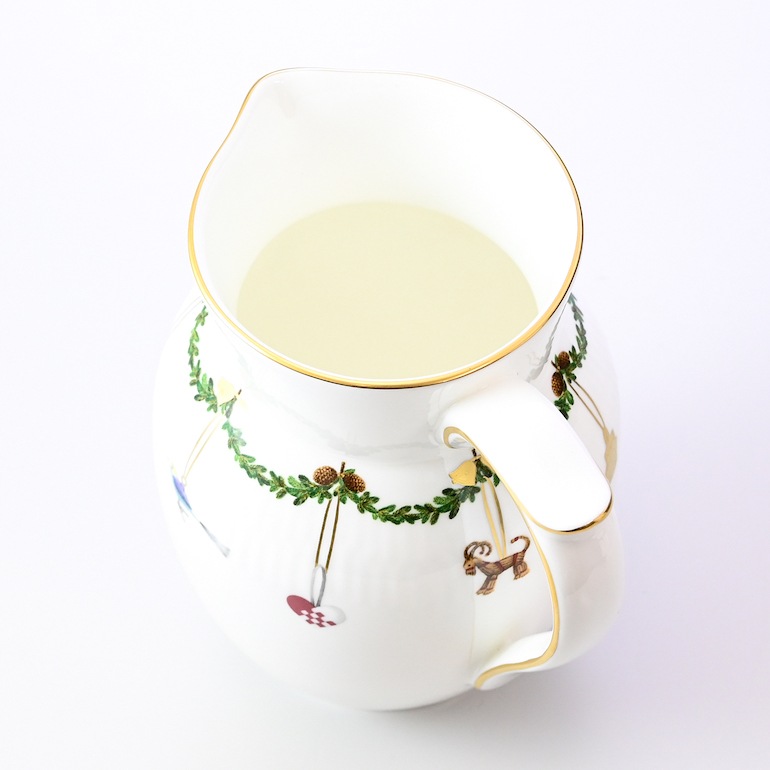 ロイヤルコペンハーゲン ROYAL COPENHAGEN スターフルーテッド クリスマス ジャグ 容量900ml 2503442 日本未発売 1017447 北欧食器 洋食器 【スペシャルラッピング660円(別売り)】