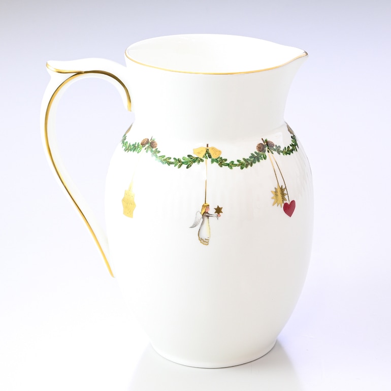 ロイヤルコペンハーゲン ROYAL COPENHAGEN スターフルーテッド クリスマス ジャグ 容量900ml 2503442 日本未発売 1017447 北欧食器 洋食器 【スペシャルラッピング660円(別売り)】