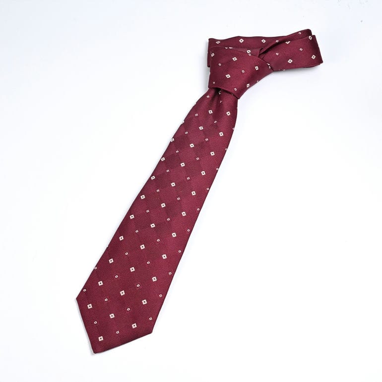 【刺しゅう名入れ可有料】ダンヒル dunhill ネクタイ メンズ 大剣幅8cm シルク100% アーカイブ ニーツ ウーブン レッド 24RPTW1GE601 英国<br>【スペシャルラッピング660円(別売り)】