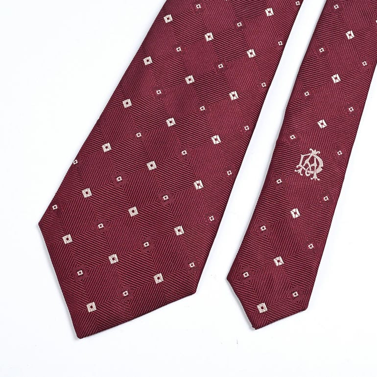 【刺しゅう名入れ可有料】ダンヒル dunhill ネクタイ メンズ 大剣幅8cm シルク100% アーカイブ ニーツ ウーブン レッド 24RPTW1GE601 英国<br>【スペシャルラッピング660円(別売り)】