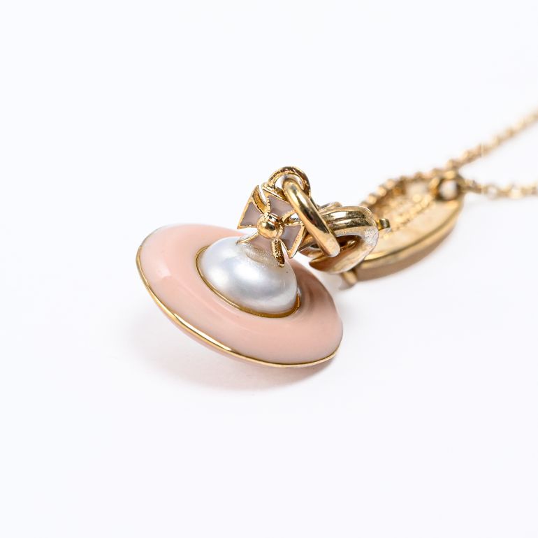 ヴィヴィアンウエストウッド ブレスレット ブランシェ ブレスレット ゴールド×ピンク【スペシャルラッピング660円(別売り)】