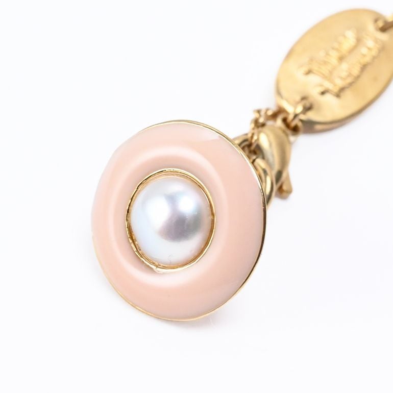 ヴィヴィアンウエストウッド ブレスレット ブランシェ ブレスレット ゴールド×ピンク【スペシャルラッピング660円(別売り)】