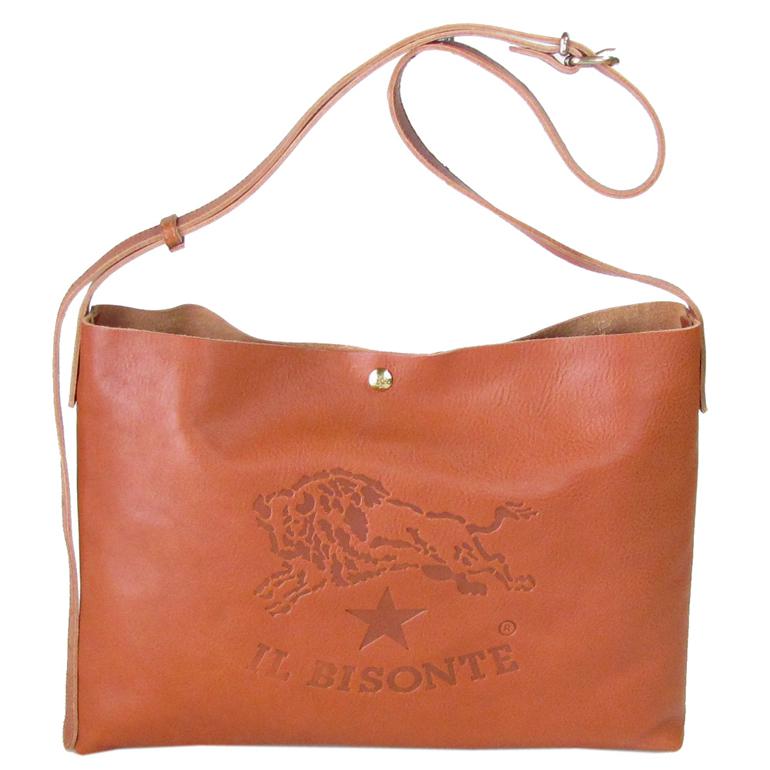 イルビゾンテ IL BISONTE バッグ ビッグロゴ ショルダーバッグ