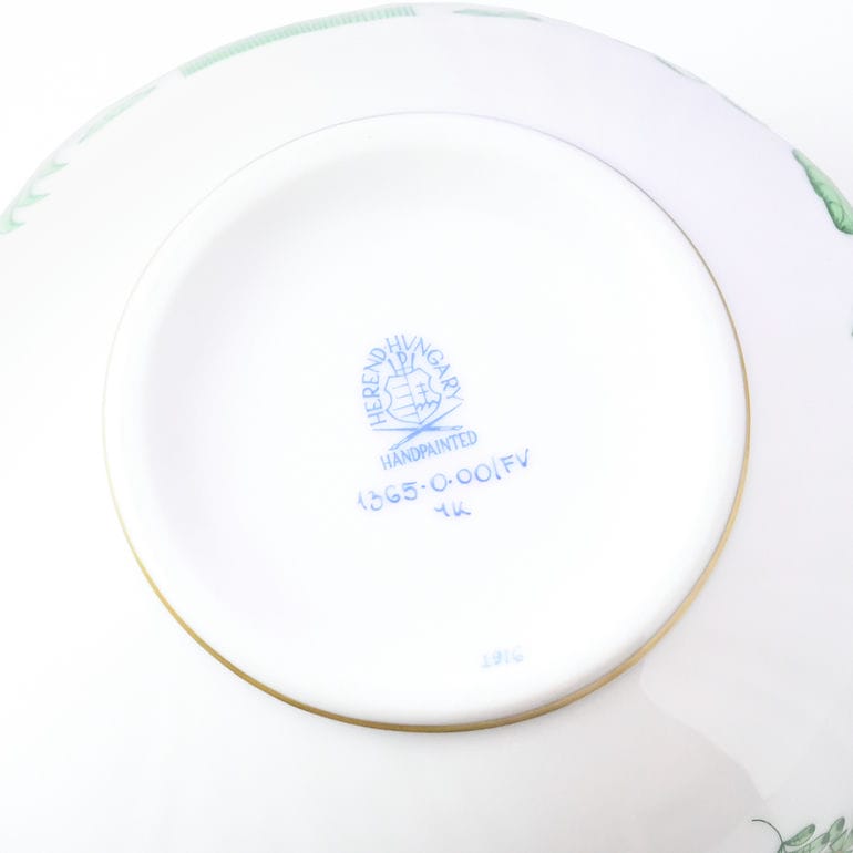 ③ 【美品】HEREND インドの華　ディーププレート　ボウル　23cm ③ 【美品】HEREND インドの華 ディーププレート ボウル 23cm