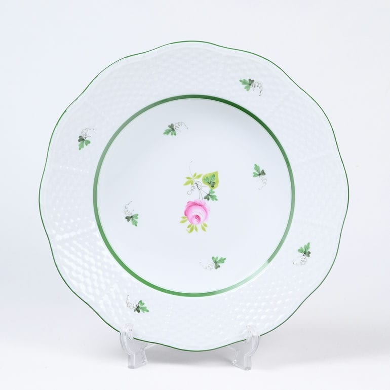 ヘレンド HEREND スーププレート ウィーンのバラ 洋食器 21cm 皿