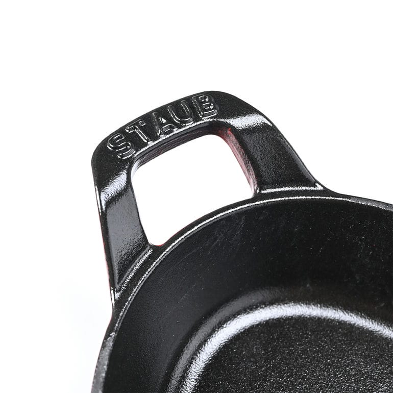 ストウブ staub オーバル フライパン スタッカブルディッシュ 21cm チェリー 1302106(1004253、40509-896-0) 洋食器 調理器具 ホーロー 鋳物 キッチン用品