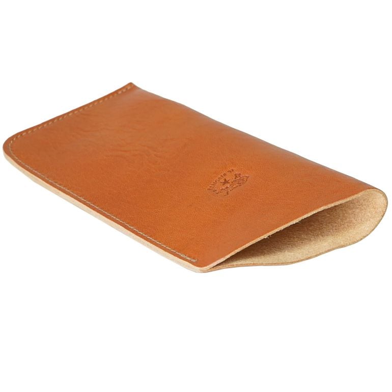 イルビゾンテ IL BISONTE メガネケース メンズ レディース バケッタレザー キャラメル(ブラウン) ヤキヌメ C0349P 145 SCA006PV0005CA101X 箔押し名入れ可有料【スペシャルラッピング660円(別売り)】