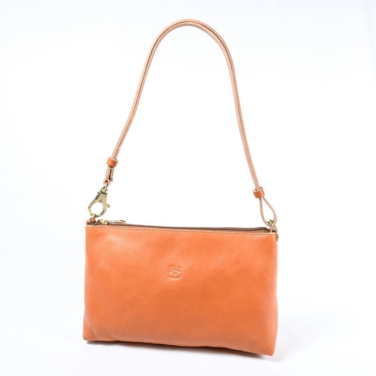 美品 IL BISONTE イルビゾンテ ギャザー ヤキヌメ ショルダーバッグ ショルダーバッグ | クロスボディ & ショルダーバッグ | バッグ