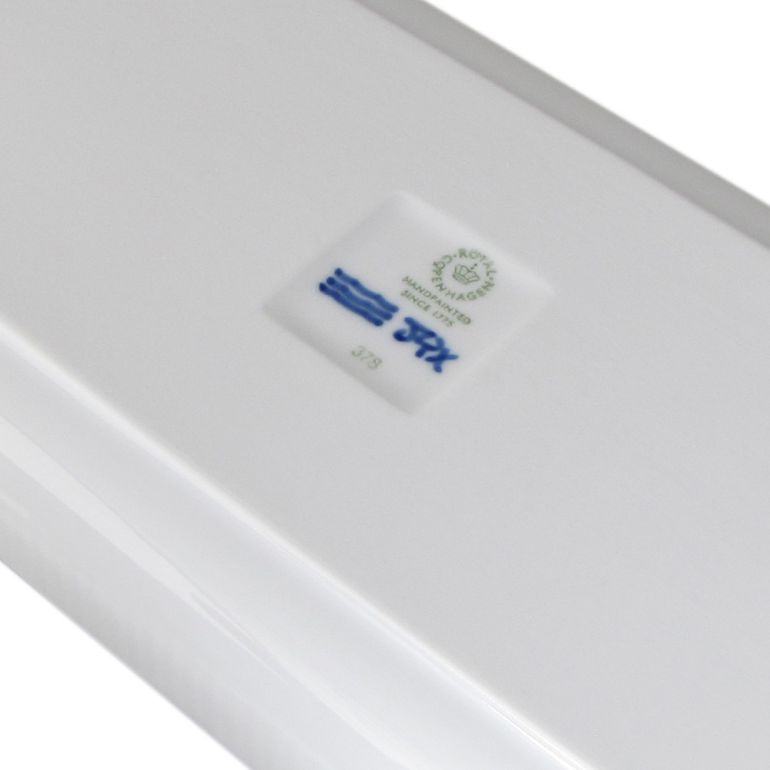 ロイヤルコペンハーゲンのスクエアプレート ロイヤルコペンハーゲン ROYAL COPENHAGEN ブルーフルーテッド メガ