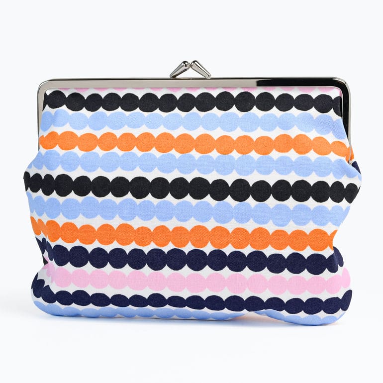 【刺しゅう名入れ可有料】マリメッコ marimekko 小物入れ ポーチ コスメポーチ 化粧ポーチ ペンケース がま口 ミニ ラシィマット プオリカス マルチカラー 74406 074406 135 北欧雑貨 北欧デザイン ネコポス限定 送料無料