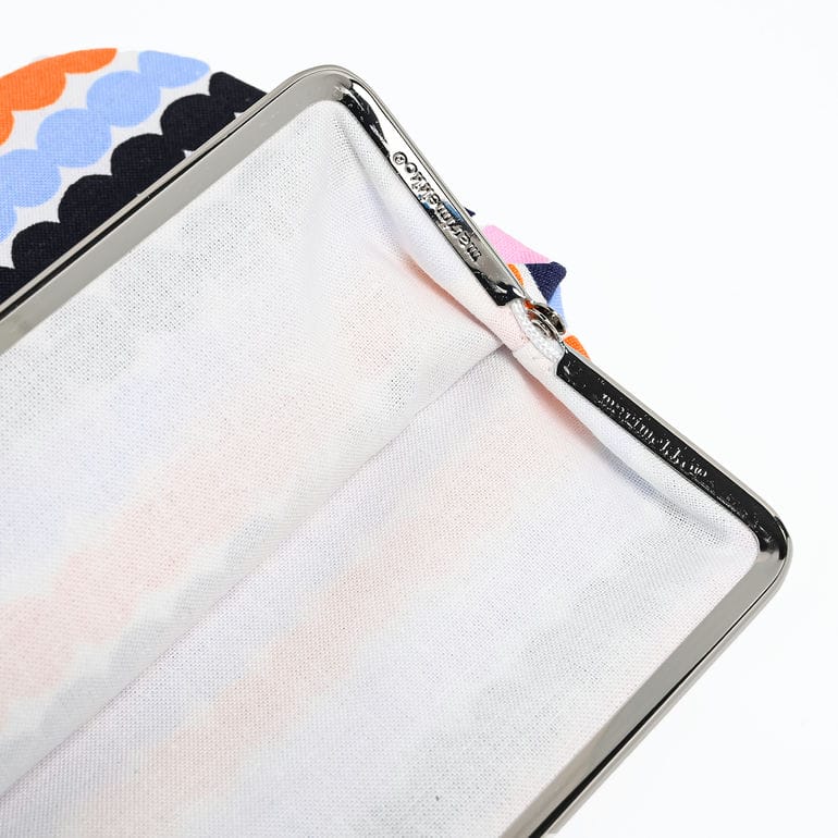 【刺しゅう名入れ可有料】マリメッコ marimekko 小物入れ ポーチ コスメポーチ 化粧ポーチ ペンケース がま口 ミニ ラシィマット プオリカス マルチカラー 74406 074406 135 北欧雑貨 北欧デザイン ネコポス限定 送料無料