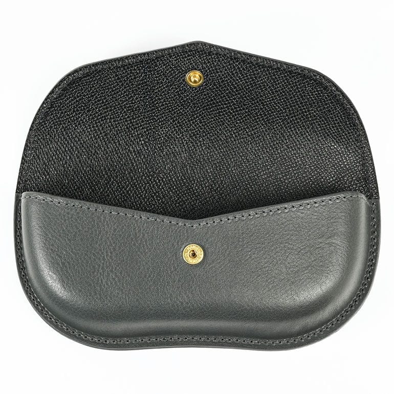 イルビゾンテ IL BISONTE メガネケース メンズ レディース バケッタレザー グレー系 SCA087PV0001GY316【スペシャルラッピング660円(別売り)】