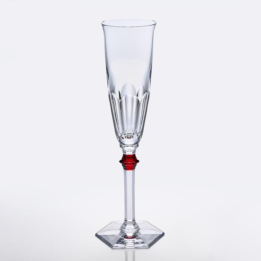 【名入れ可有料】バカラ Baccarat ギフトセット グラス シャンパンフルート ペア アルクール イヴ レッドボタン シャンパングラス 25cm 2807194 【熨斗対応】 洋食器 <br>【スペシャルラッピング1100円(別売り)】