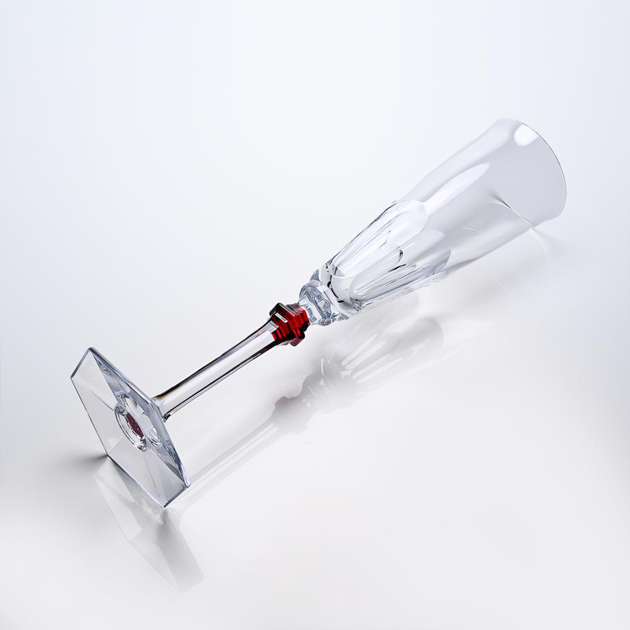 【名入れ可有料】バカラ Baccarat ギフトセット グラス シャンパンフルート ペア アルクール イヴ レッドボタン シャンパングラス 25cm 2807194 【熨斗対応】 洋食器 <br>【スペシャルラッピング1100円(別売り)】